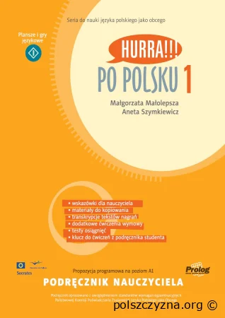 Hurra po polsku 1 (2020) Podręcznik studenta+ Zeszyt ćwiczeń+Podręcznik nauczyciela+MP3